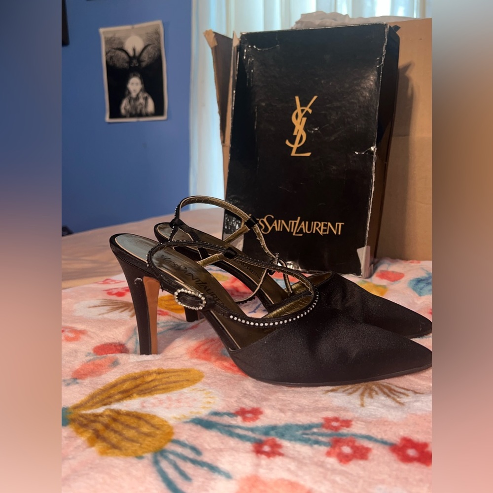 YSL Rhinestone Heels - Picture 4 of 5